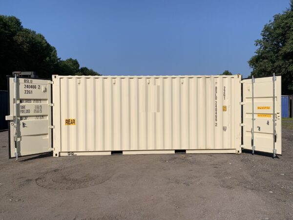 Container per spedizioni da 20 piedi - A tenuta di vento e acqua -BEIGE