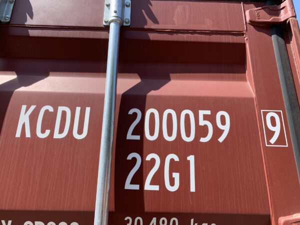 Nuovo container standard da 20' rosso - Image 23