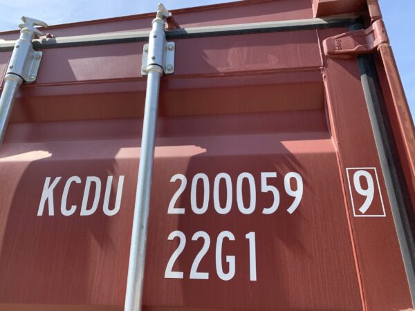 Nuovo container standard da 20' rosso - Image 3