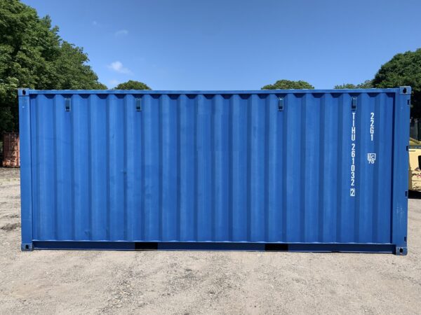 Nuovo container standard da 20' blu